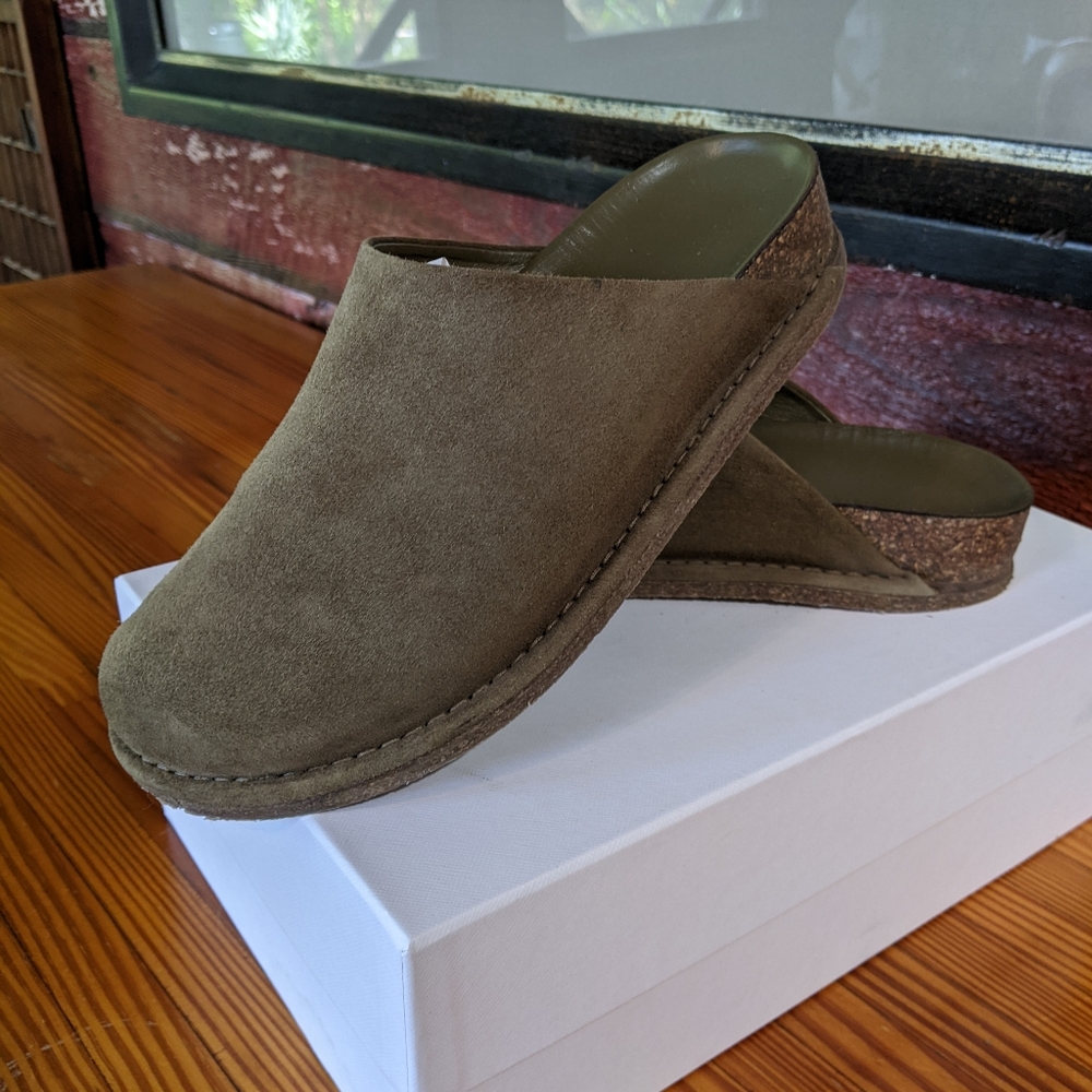 Jenni Kayne Moc Clog - Olive, 38